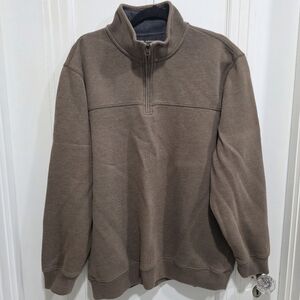 XL ARROW Quarter Zip - Brown